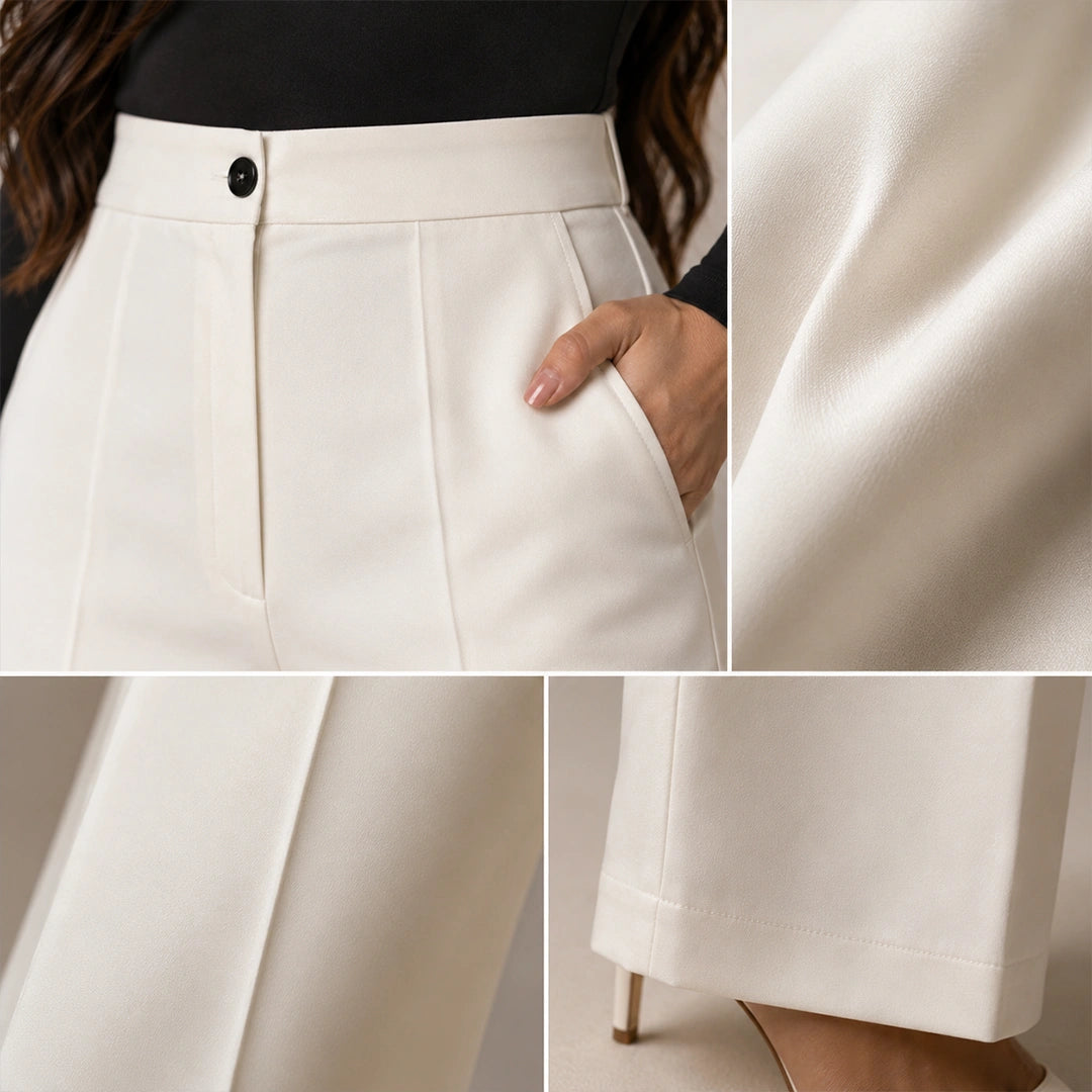 Tailored Trousers - White