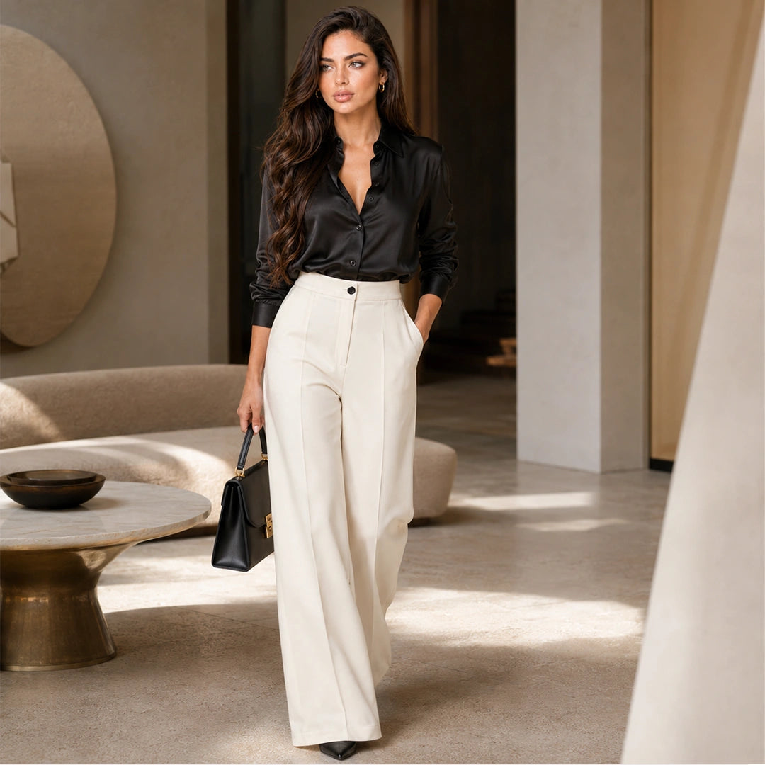 Tailored Trousers - White