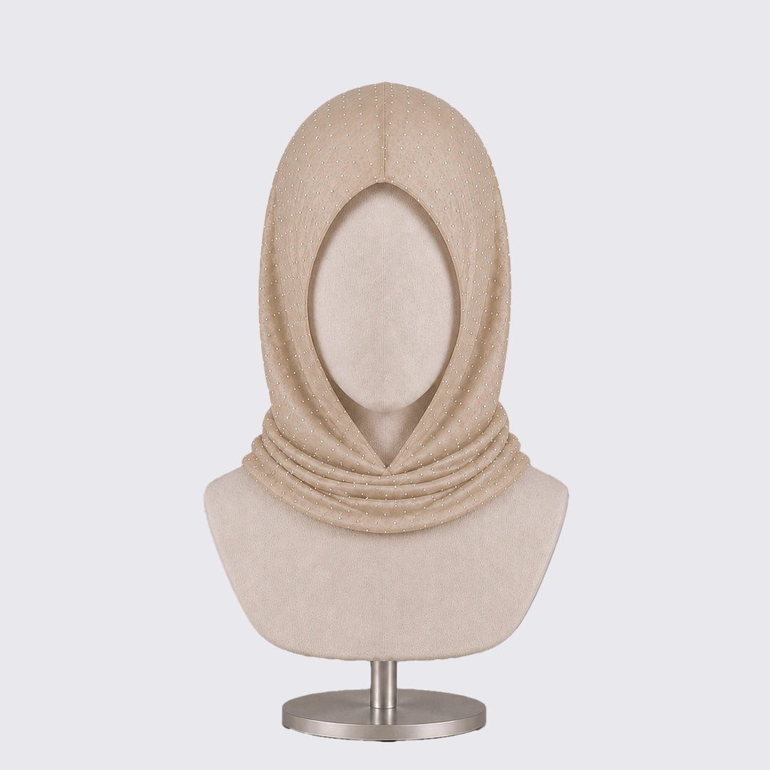 Strass Balaclava – Beige