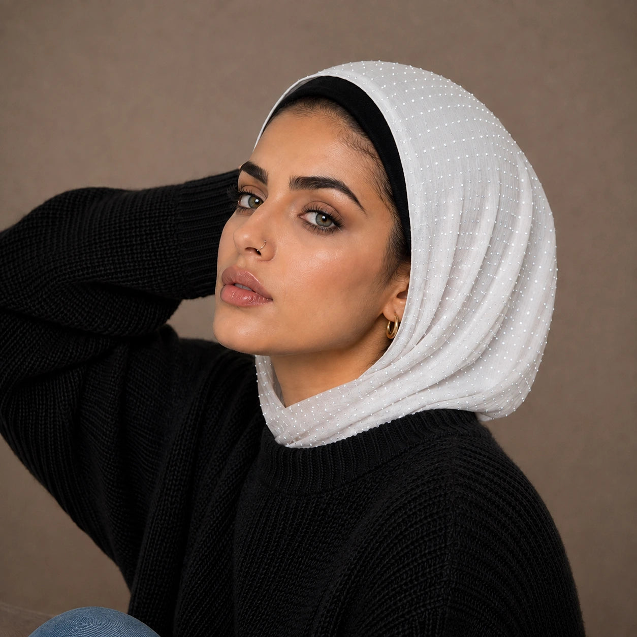 Strass Balaclava – White