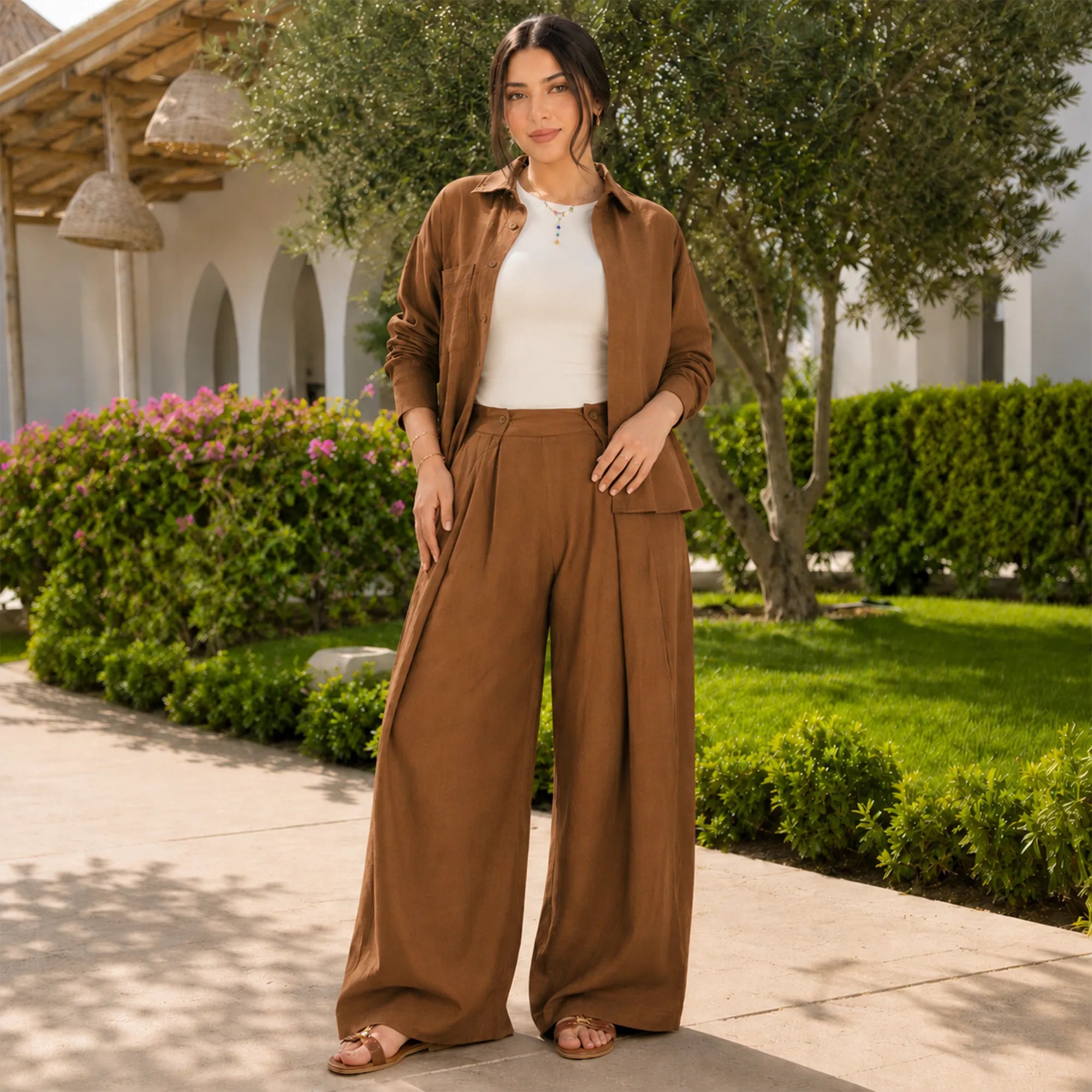 The Linen Suit Set