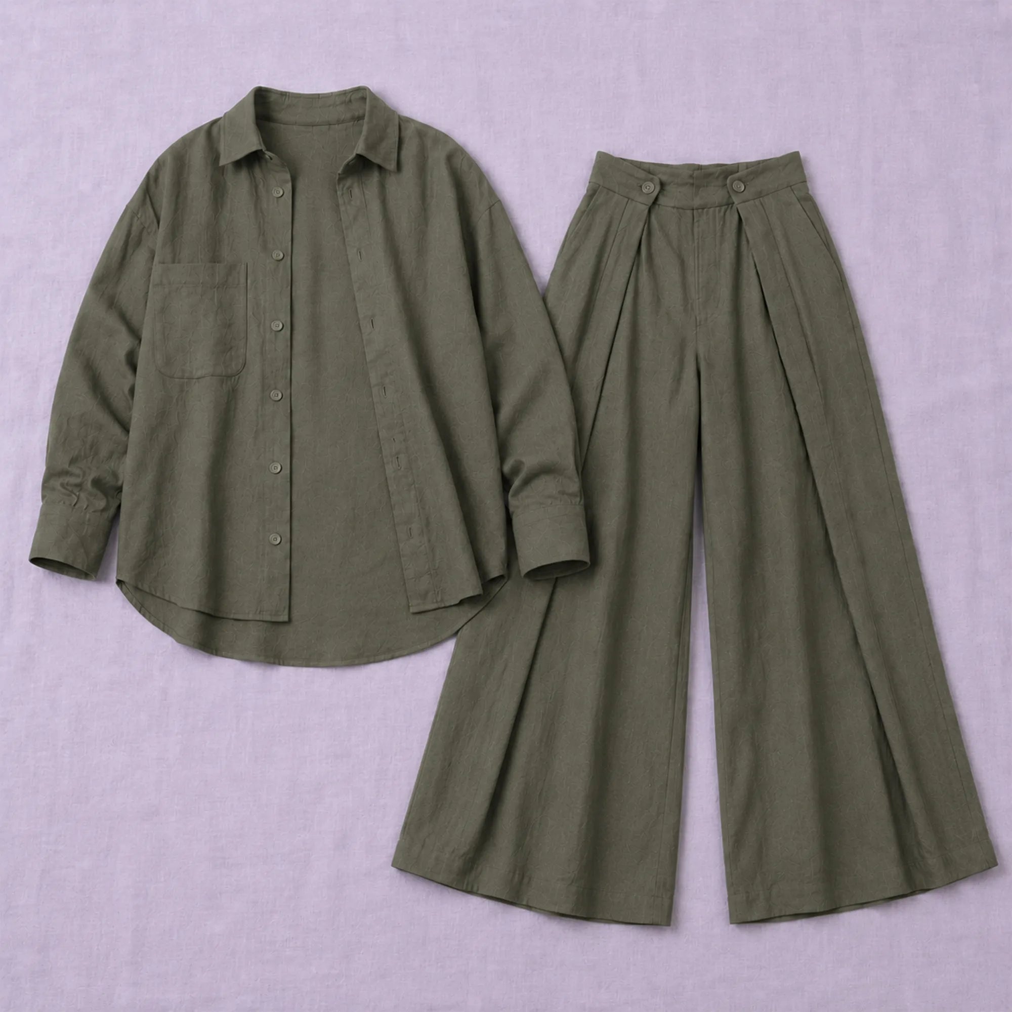 The Linen Suit Set