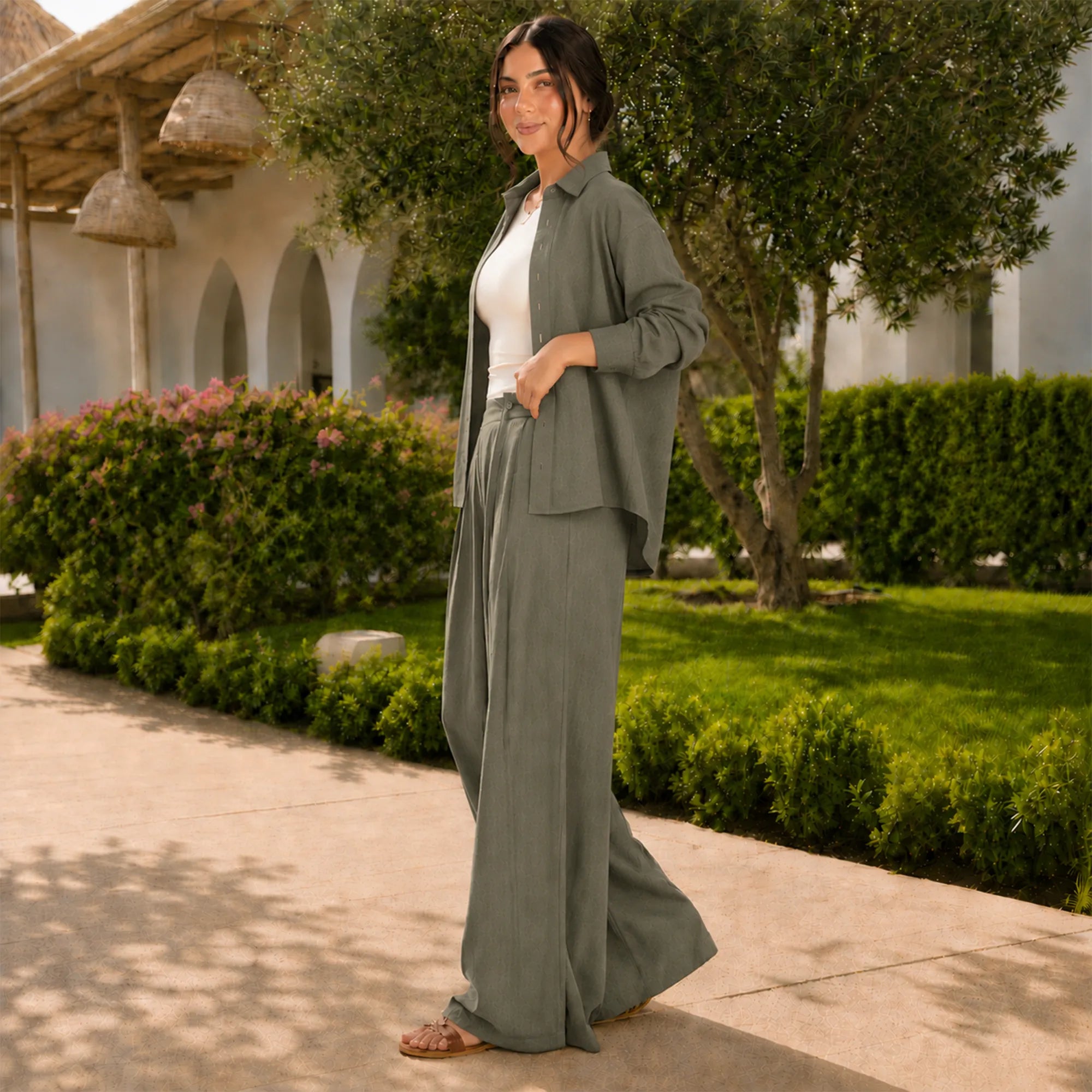 The Linen Suit Set
