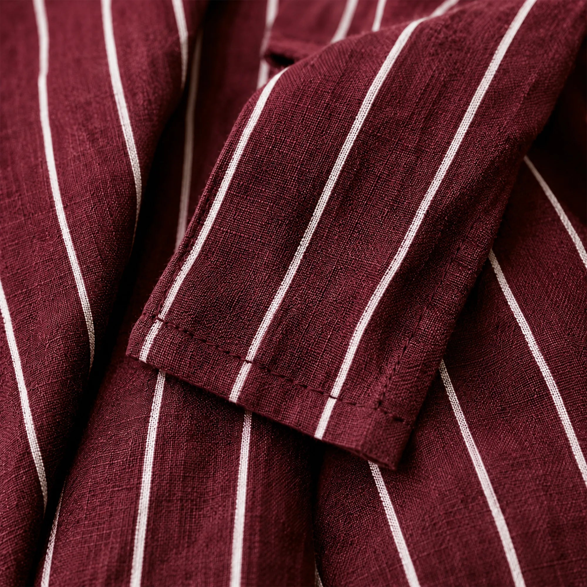 The Striped Wrap Blouse