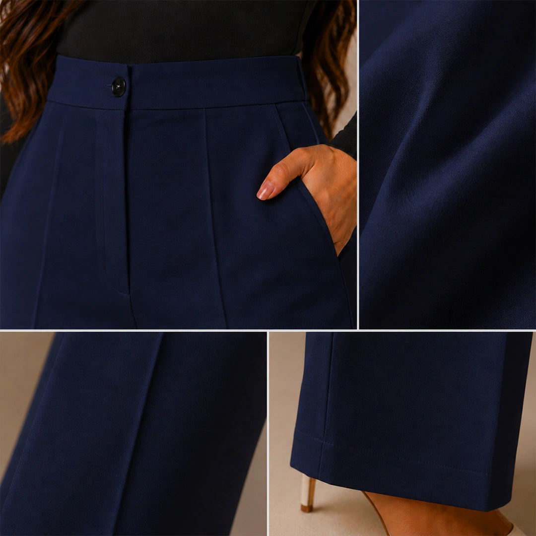 Tailored Trousers - Navy