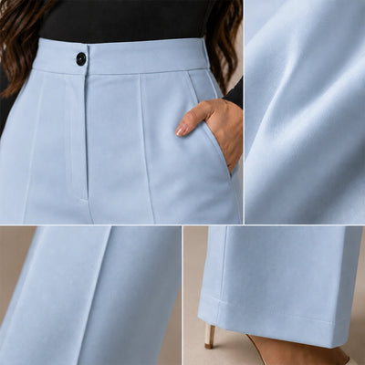 Tailored Trousers - Sky Blue