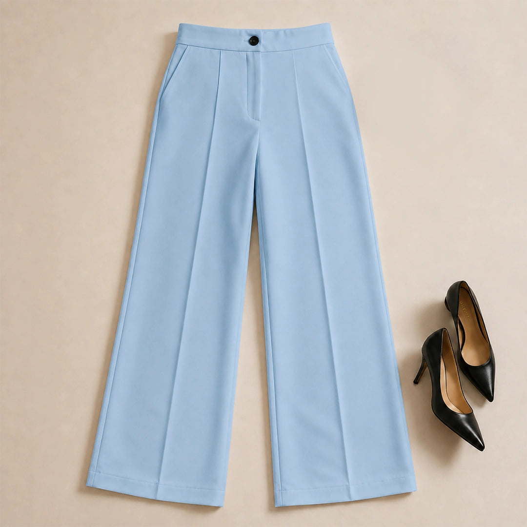 Tailored Trousers - Sky Blue