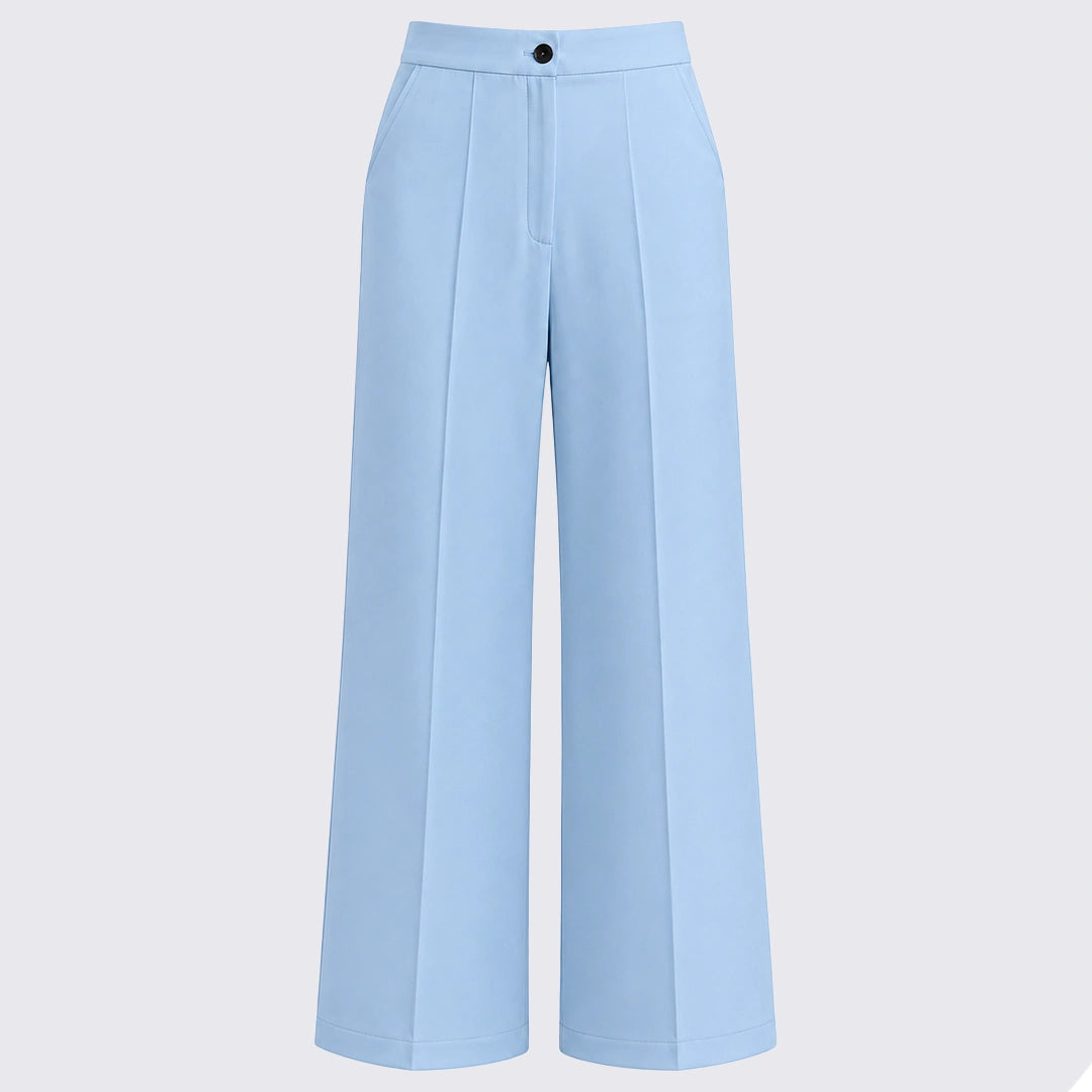 Tailored Trousers - Sky Blue