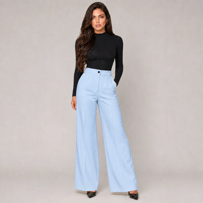 Tailored Trousers - Sky Blue