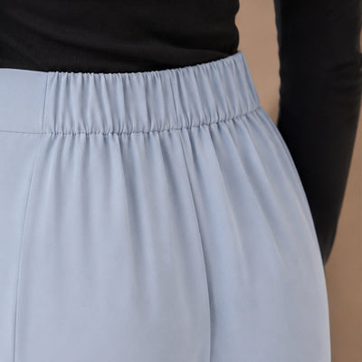 Wrap Overlay Trousers - Sky Blue