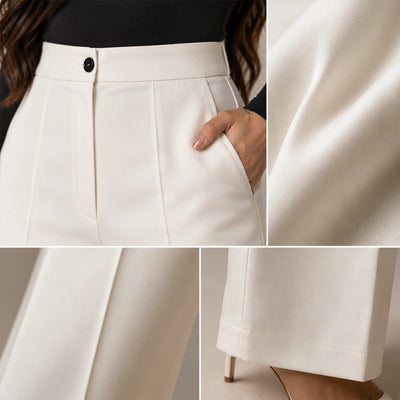 Tailored Trousers - White
