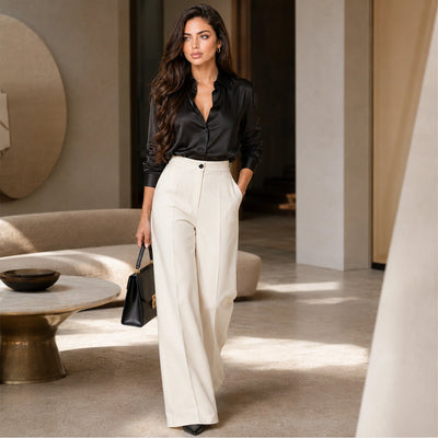 Tailored Trousers - White