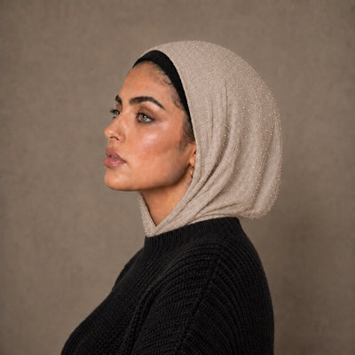 Strass Balaclava – Beige