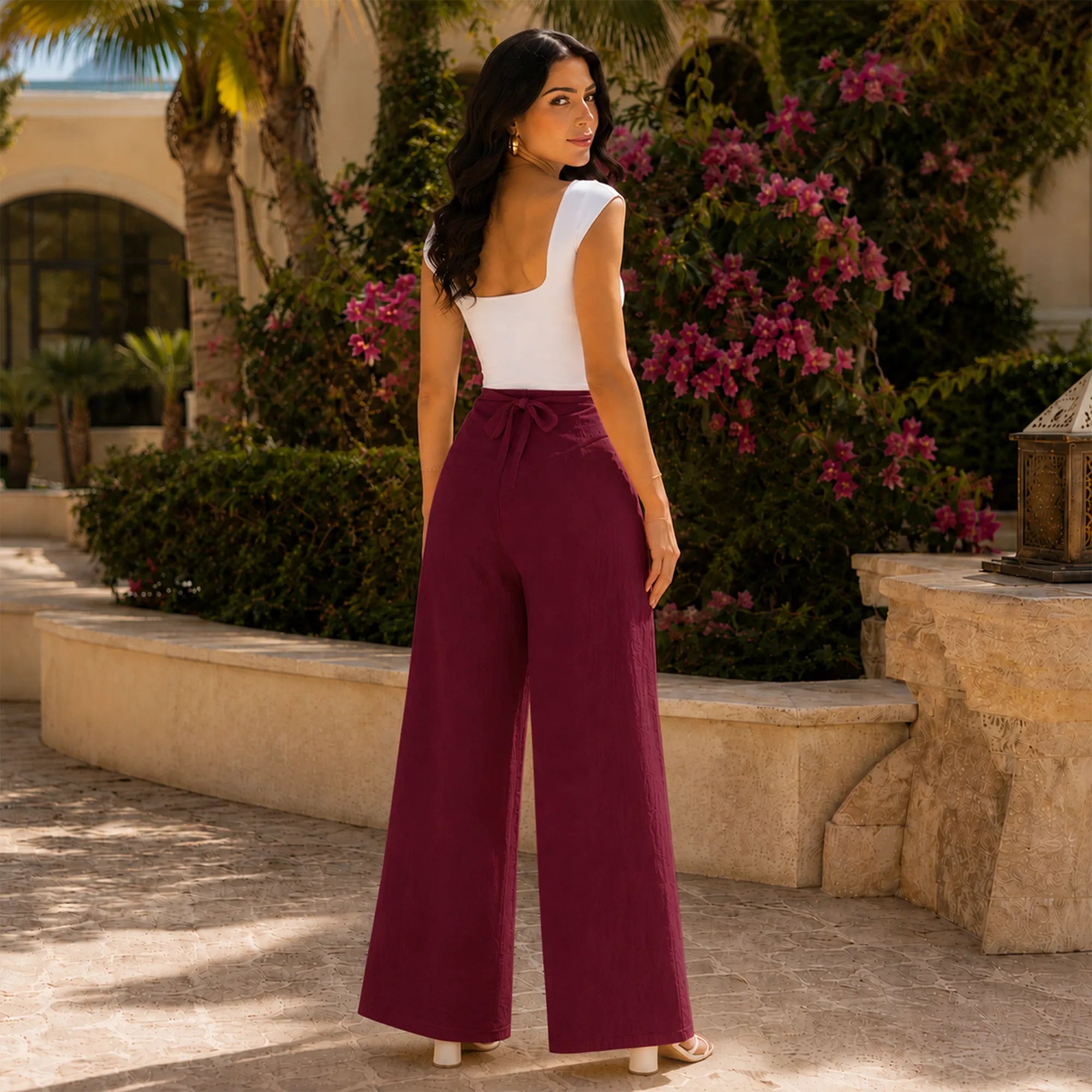 The Linen Flare Pant