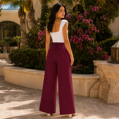 The Linen Flare Pant