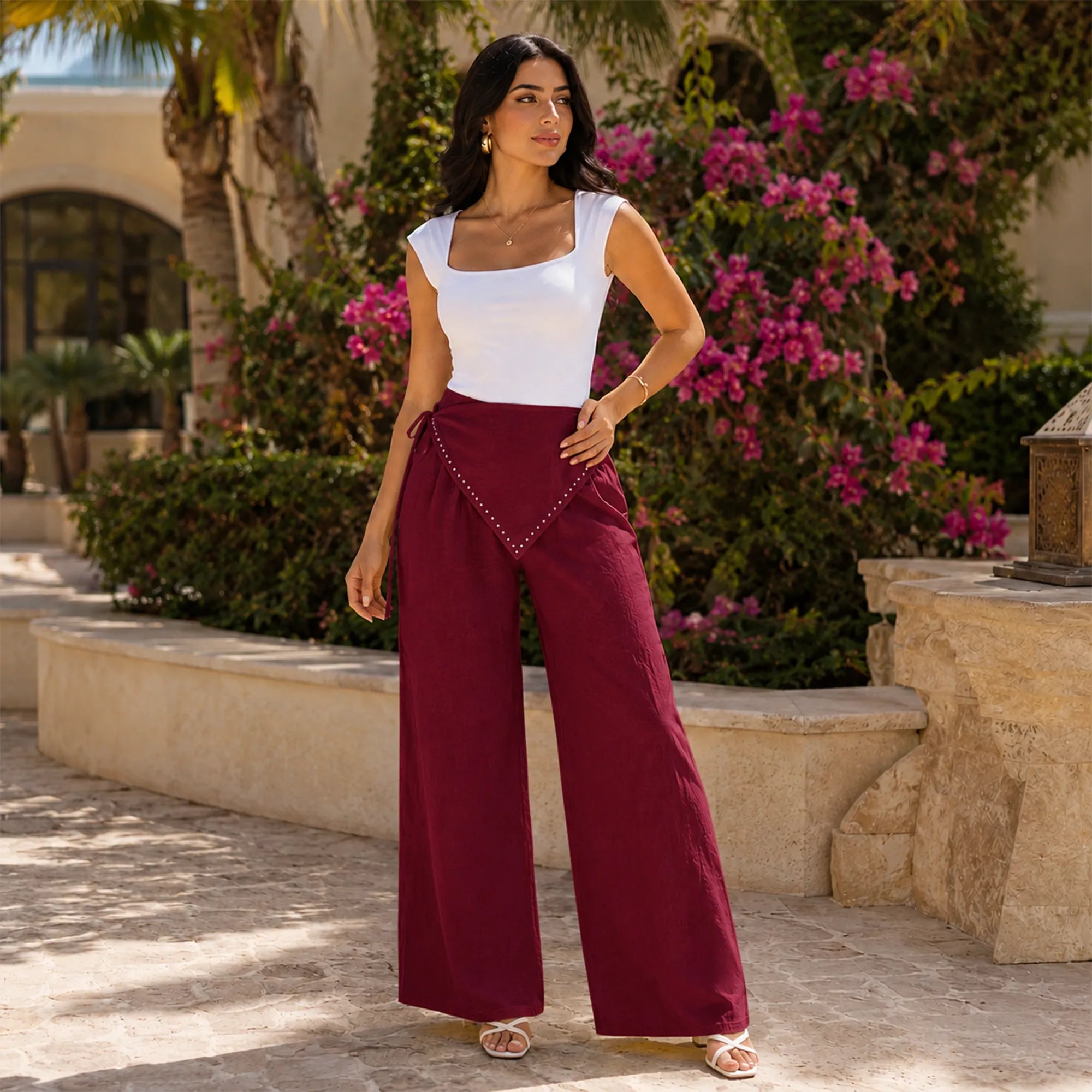 The Linen Flare Pant