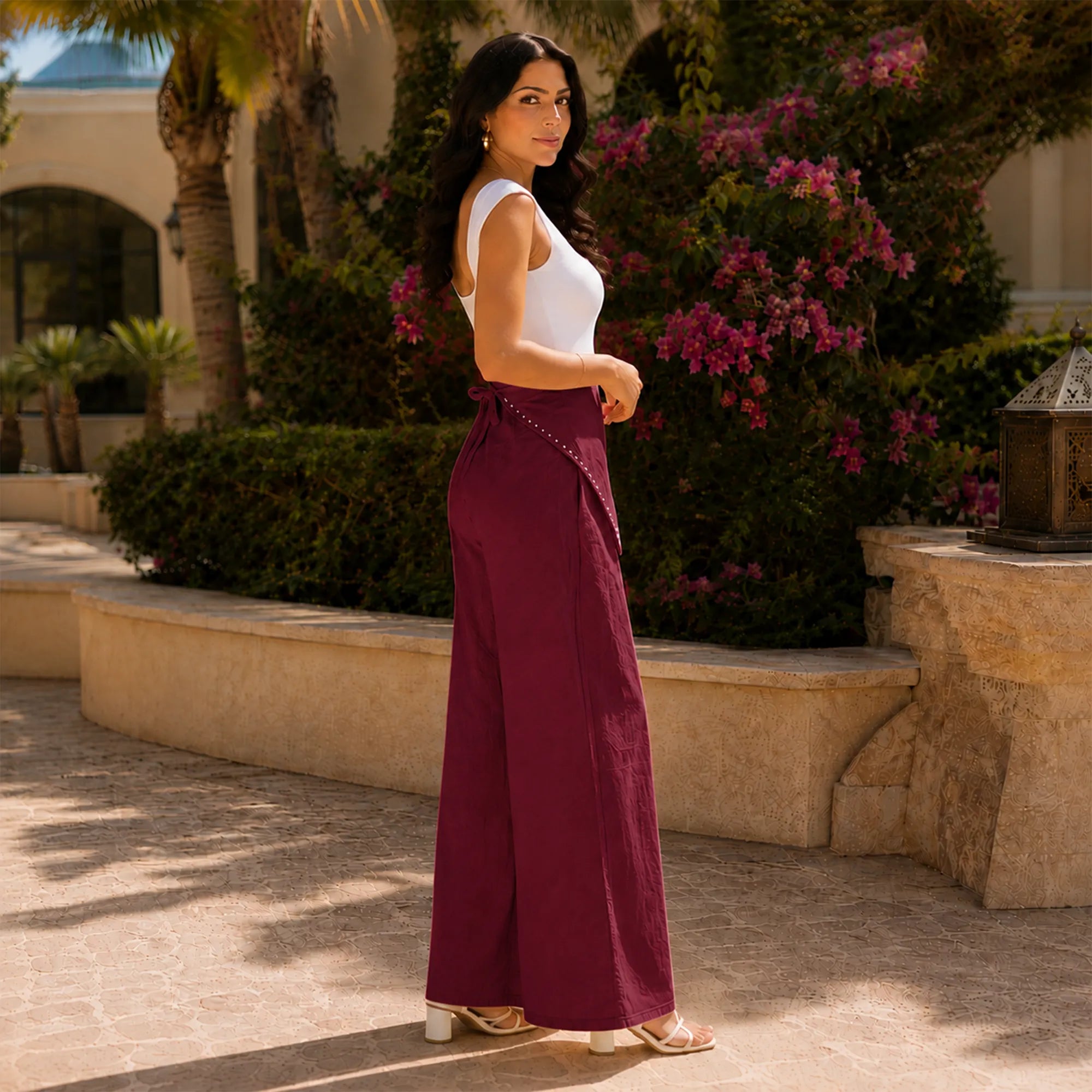 The Linen Flare Pant