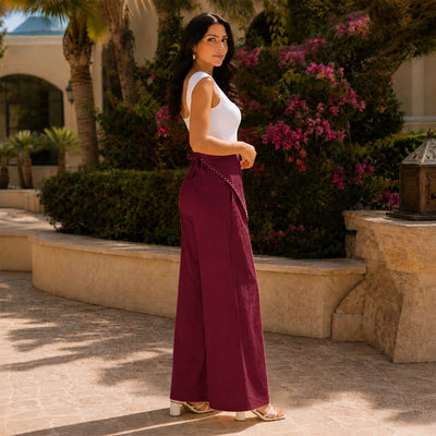 The Linen Flare Pant