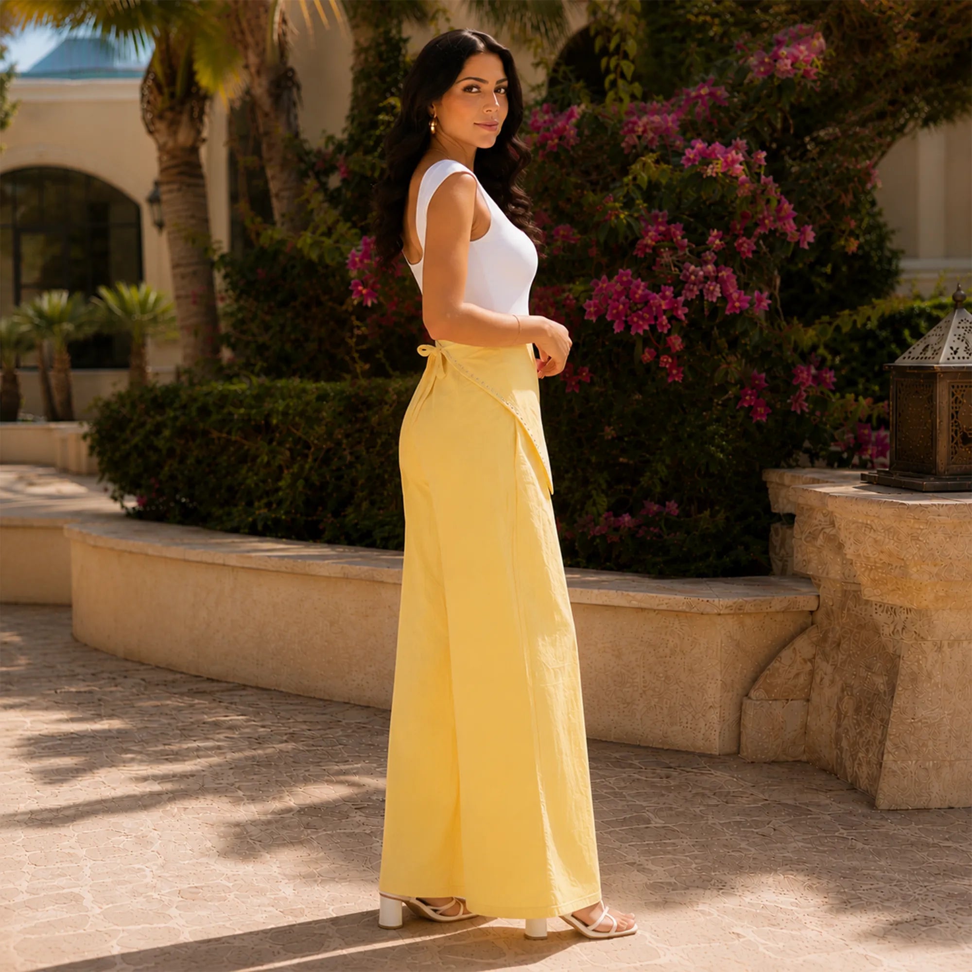 The Linen Flare Pant