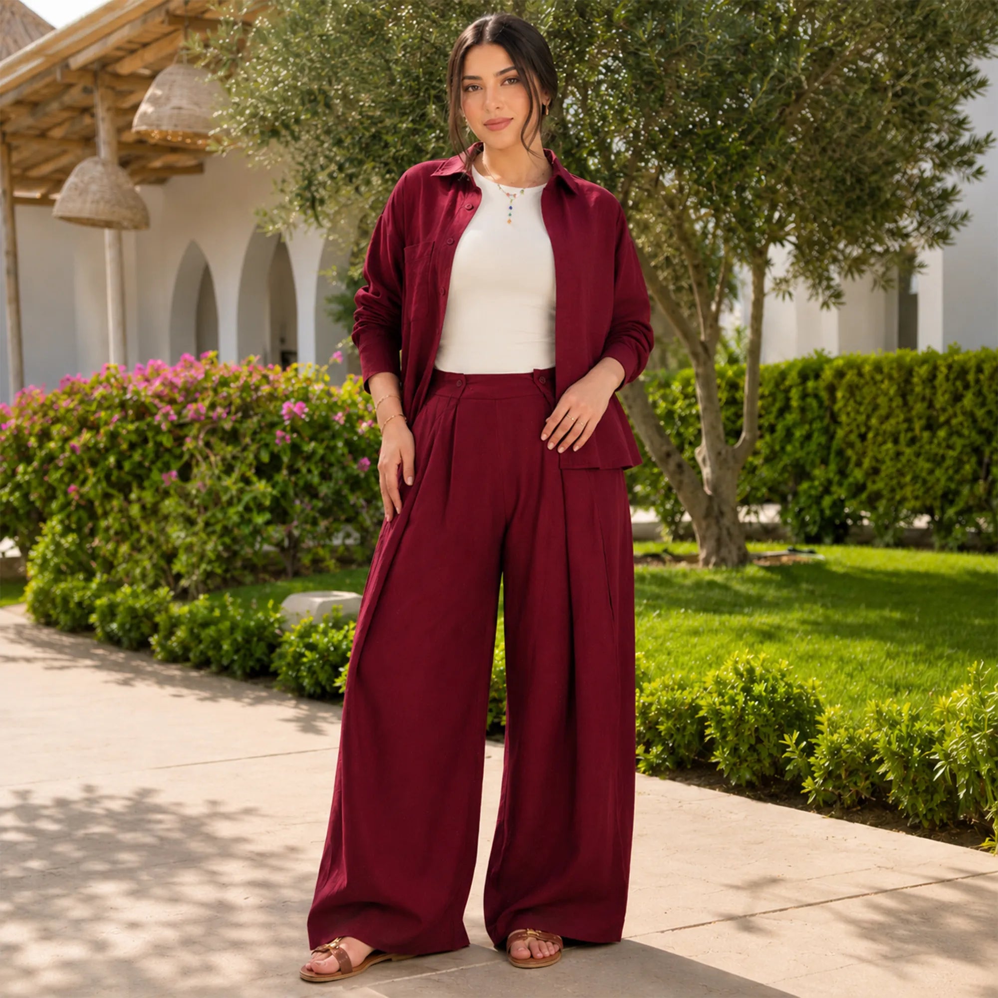 The Linen Suit Set