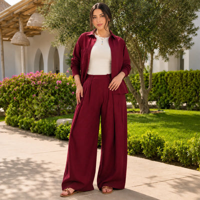The Linen Suit Set