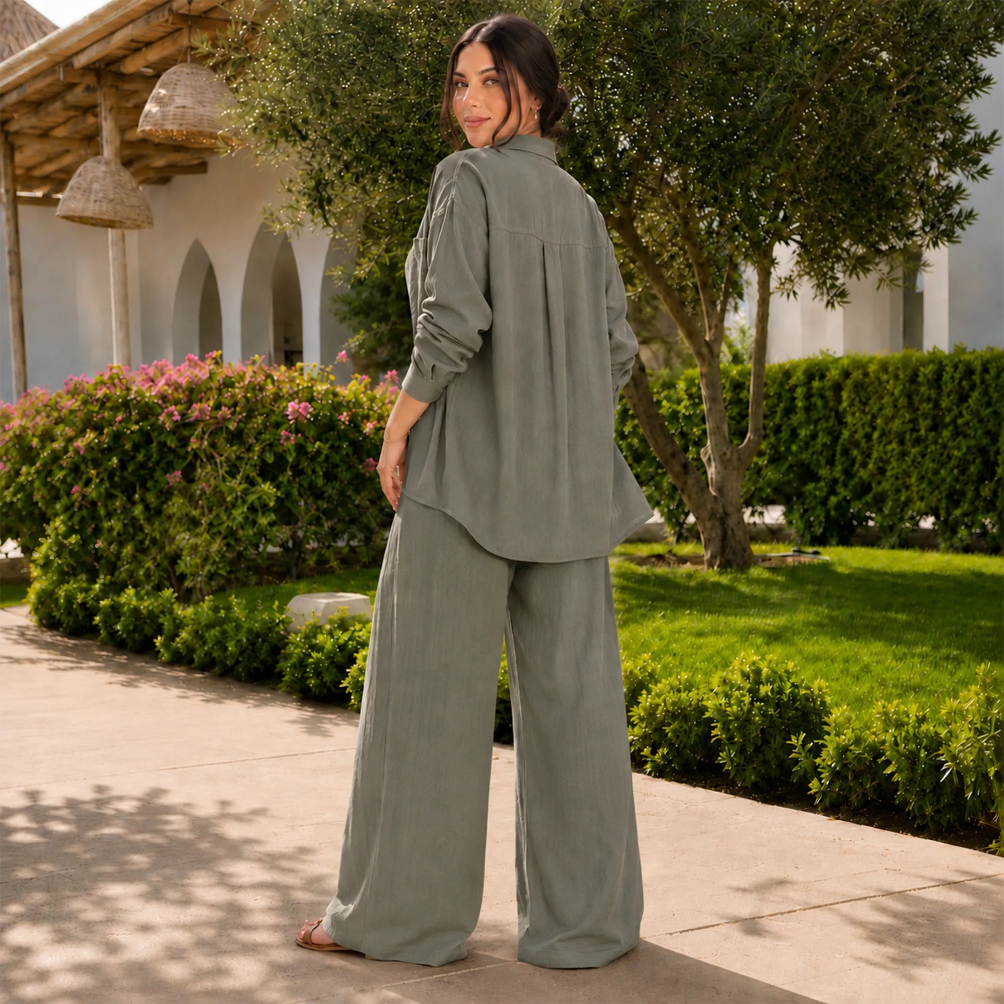 The Linen Suit Set