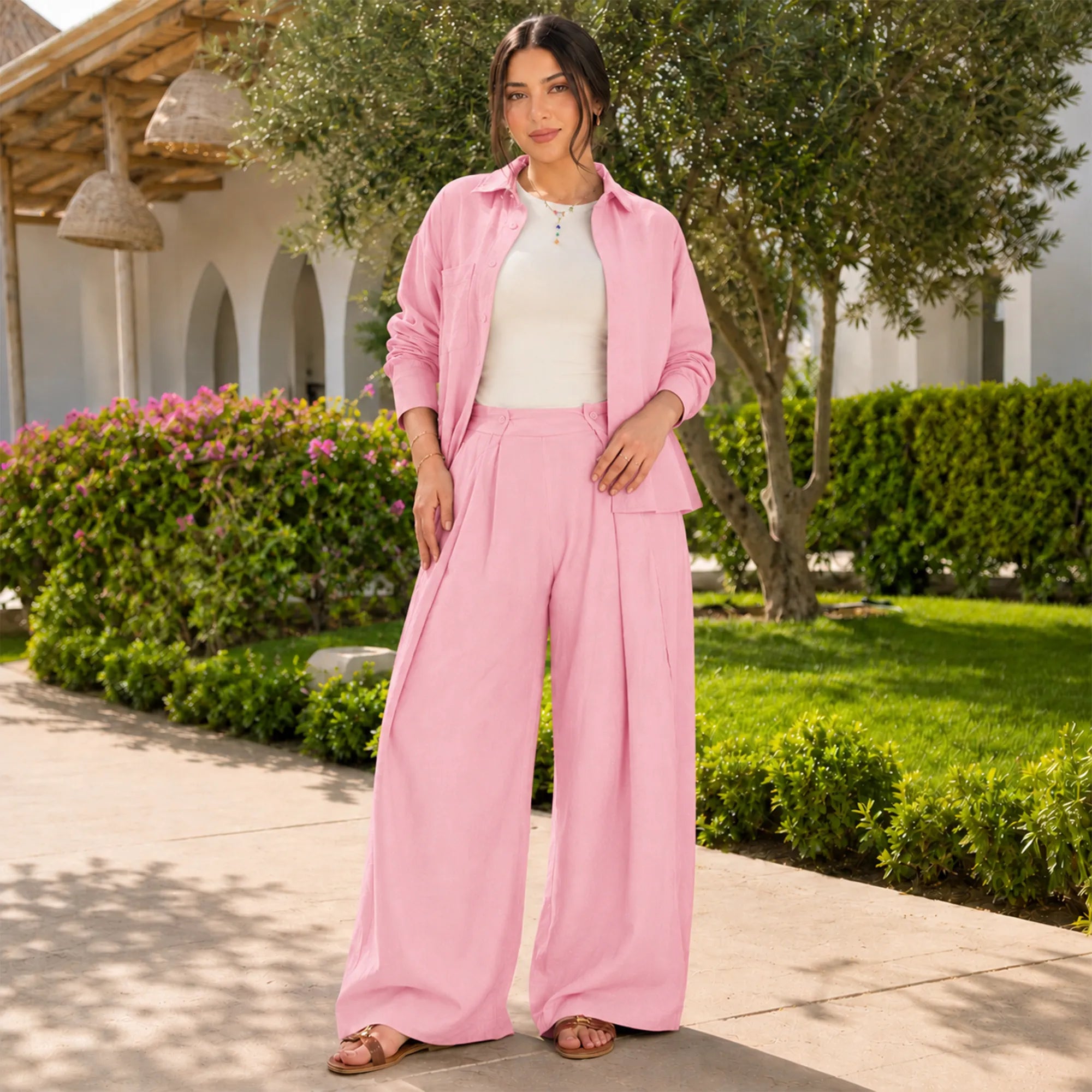 The Linen Suit Set