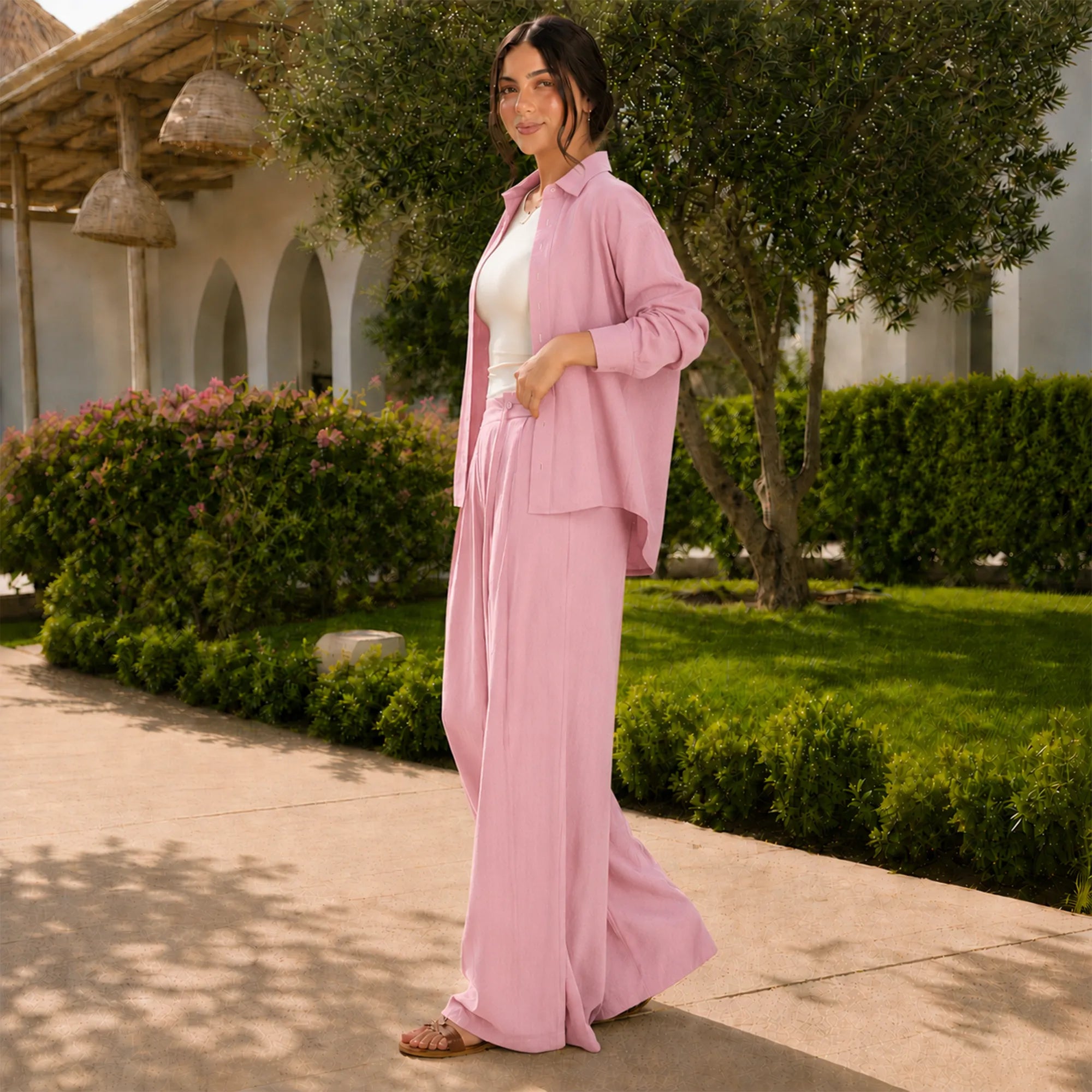 The Linen Suit Set