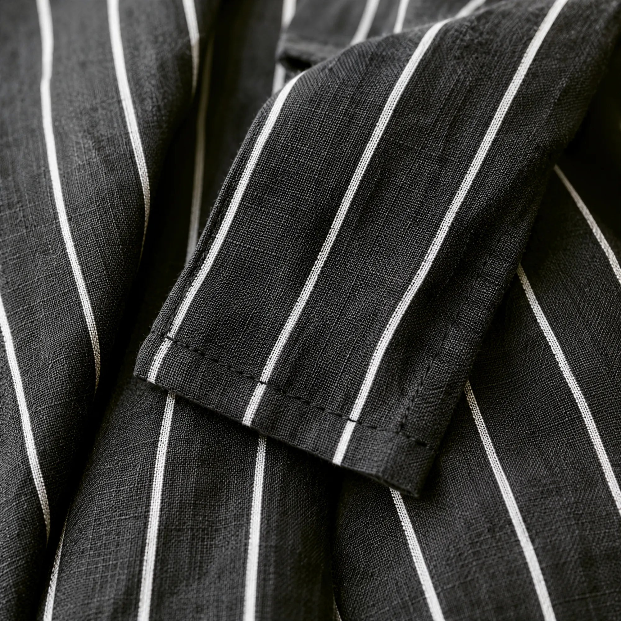 The Striped Wrap Blouse