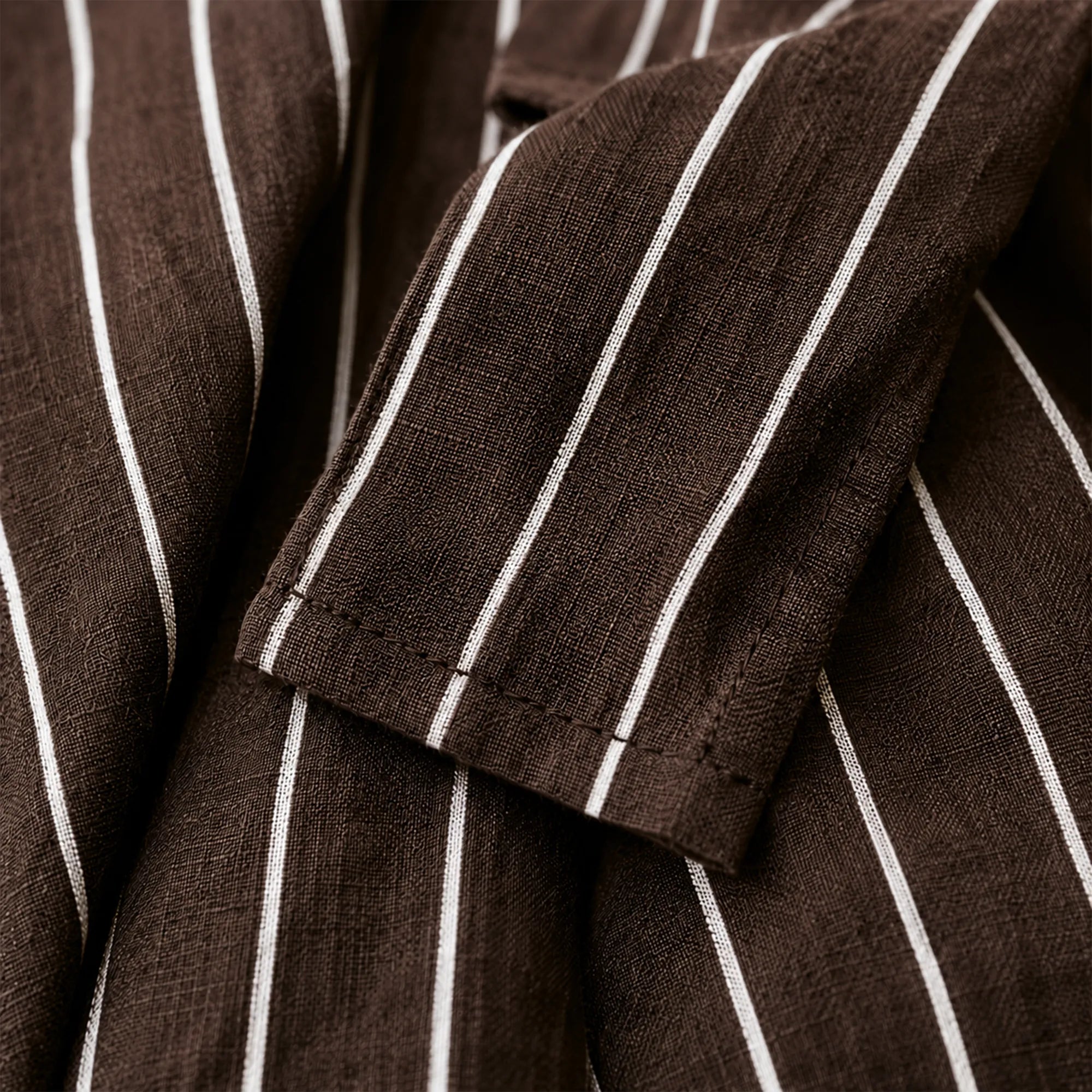 The Striped Wrap Blouse
