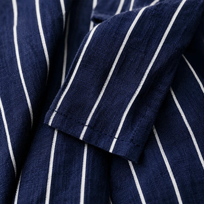 The Striped Wrap Blouse